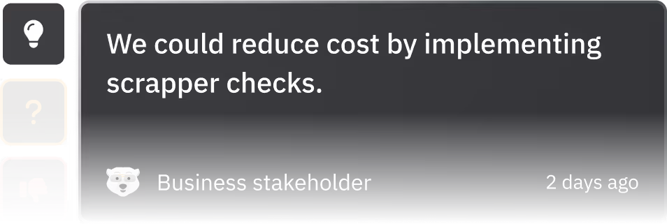 Feedback process graphic